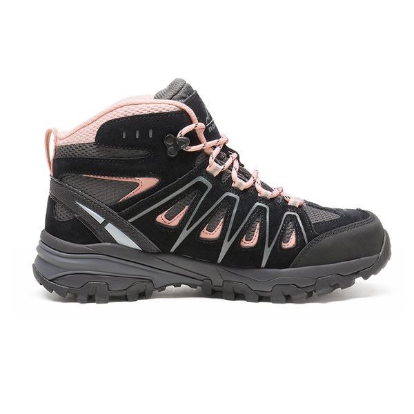 Women's Lightweight Waterproof Hiking Boots - BLACK PINK - 2